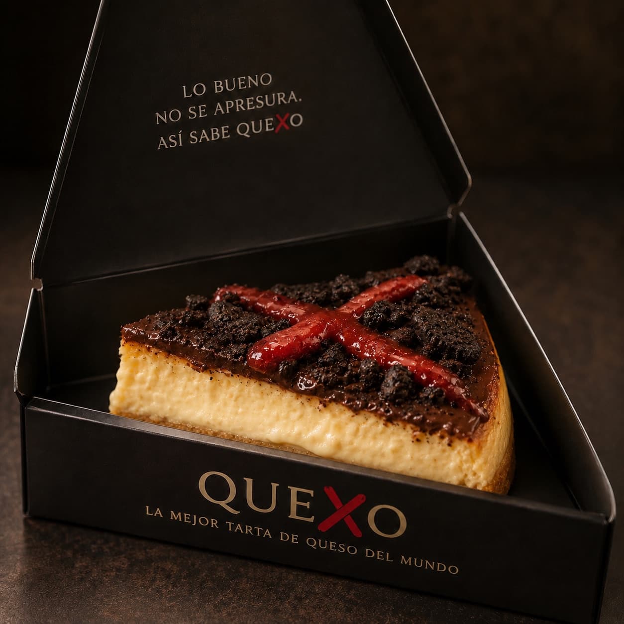 Tarta de queso Quexo sabor Oreo
