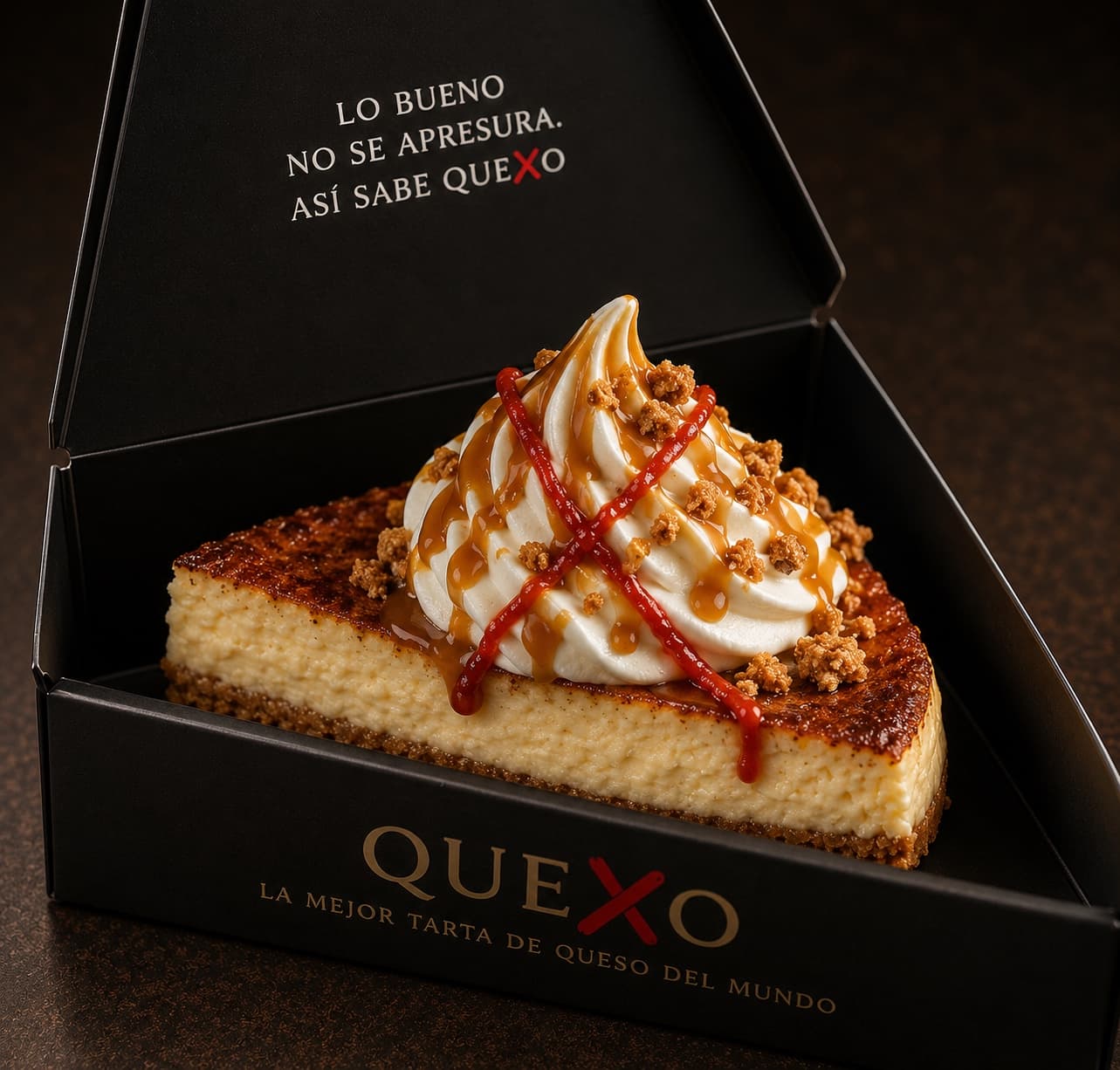Tarta de queso Quexo sabor Dulce de leche